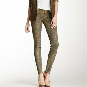 7 for all mankind The Skinny Printed Jeans